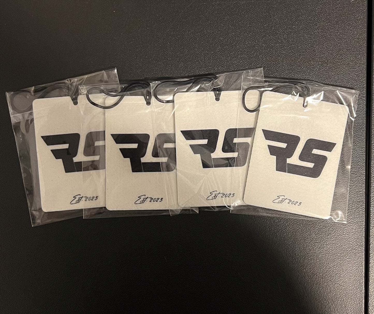 "RS" Air Freshener BLACK ICE (Vertical)