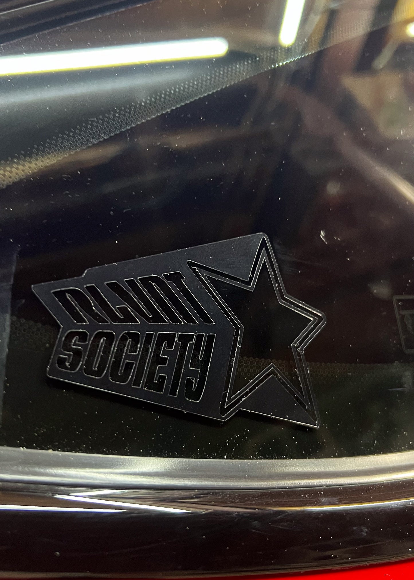 "RLVNT Society" Shooting Star Slap Sticker (5" X 1.5")