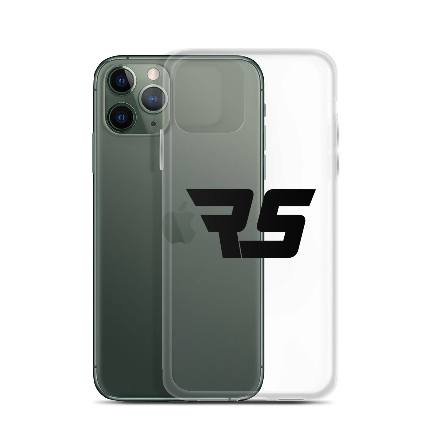 Black "RS" Clear Case for iPhone