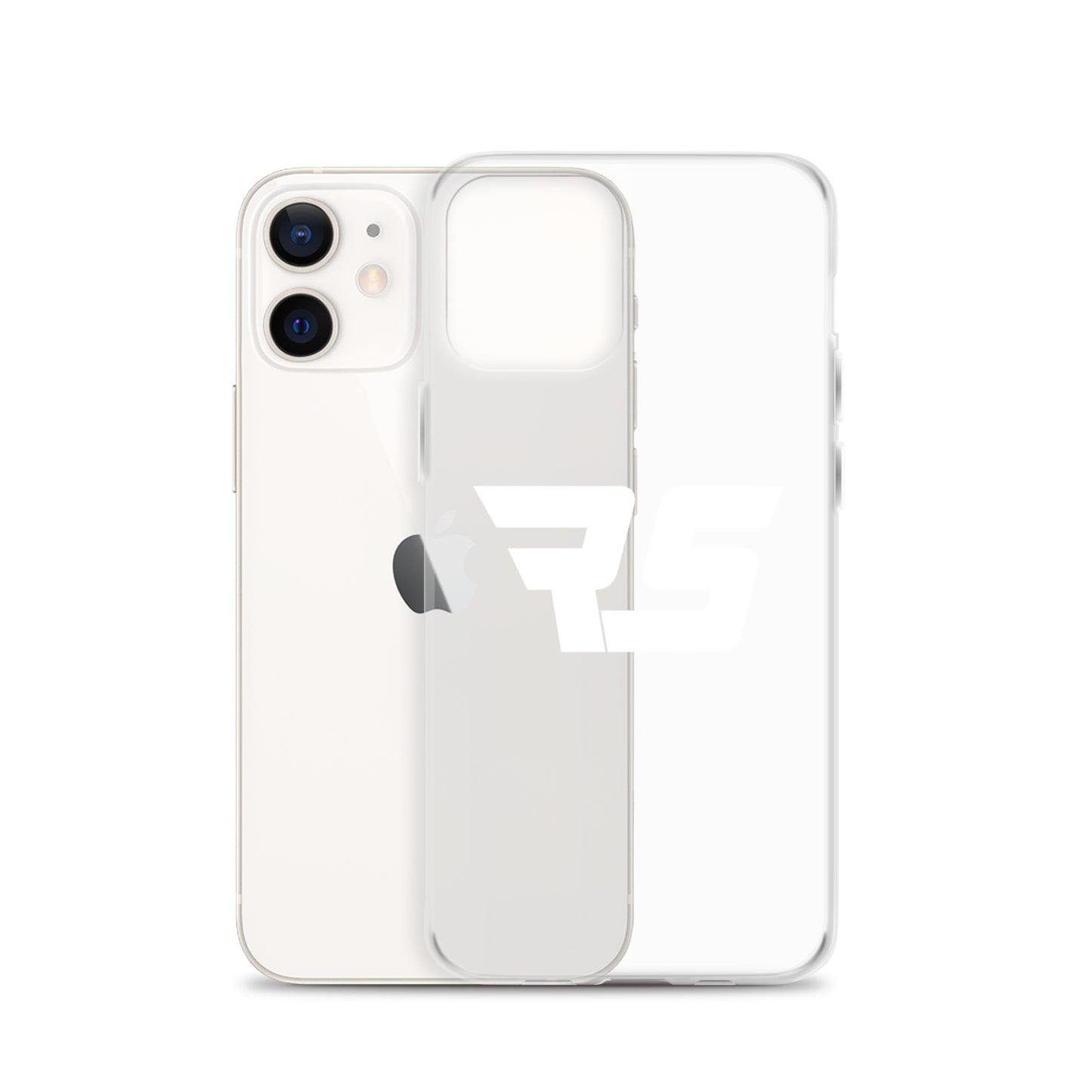 White "RS" Clear Case For iPhone