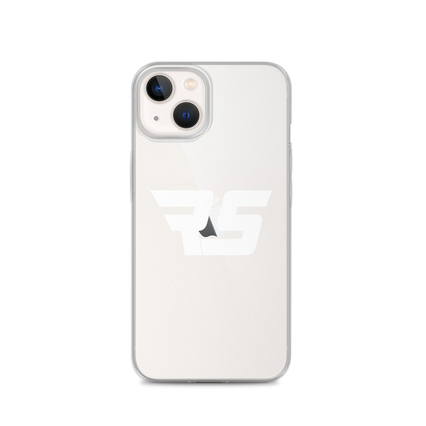 White "RS" Clear Case For iPhone