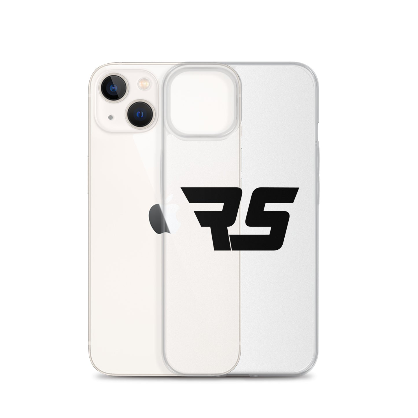 Black "RS" Clear Case for iPhone