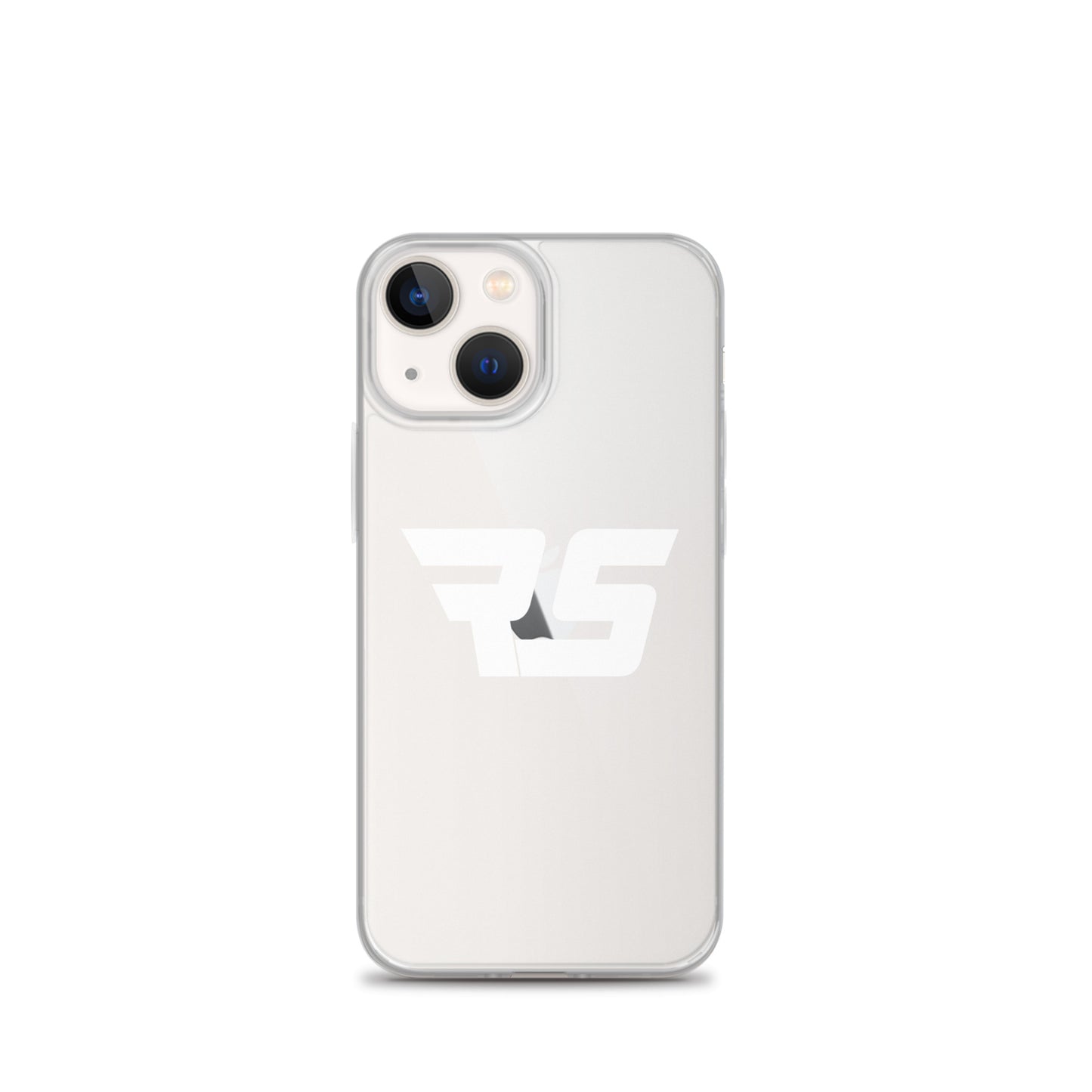 White "RS" Clear Case For iPhone