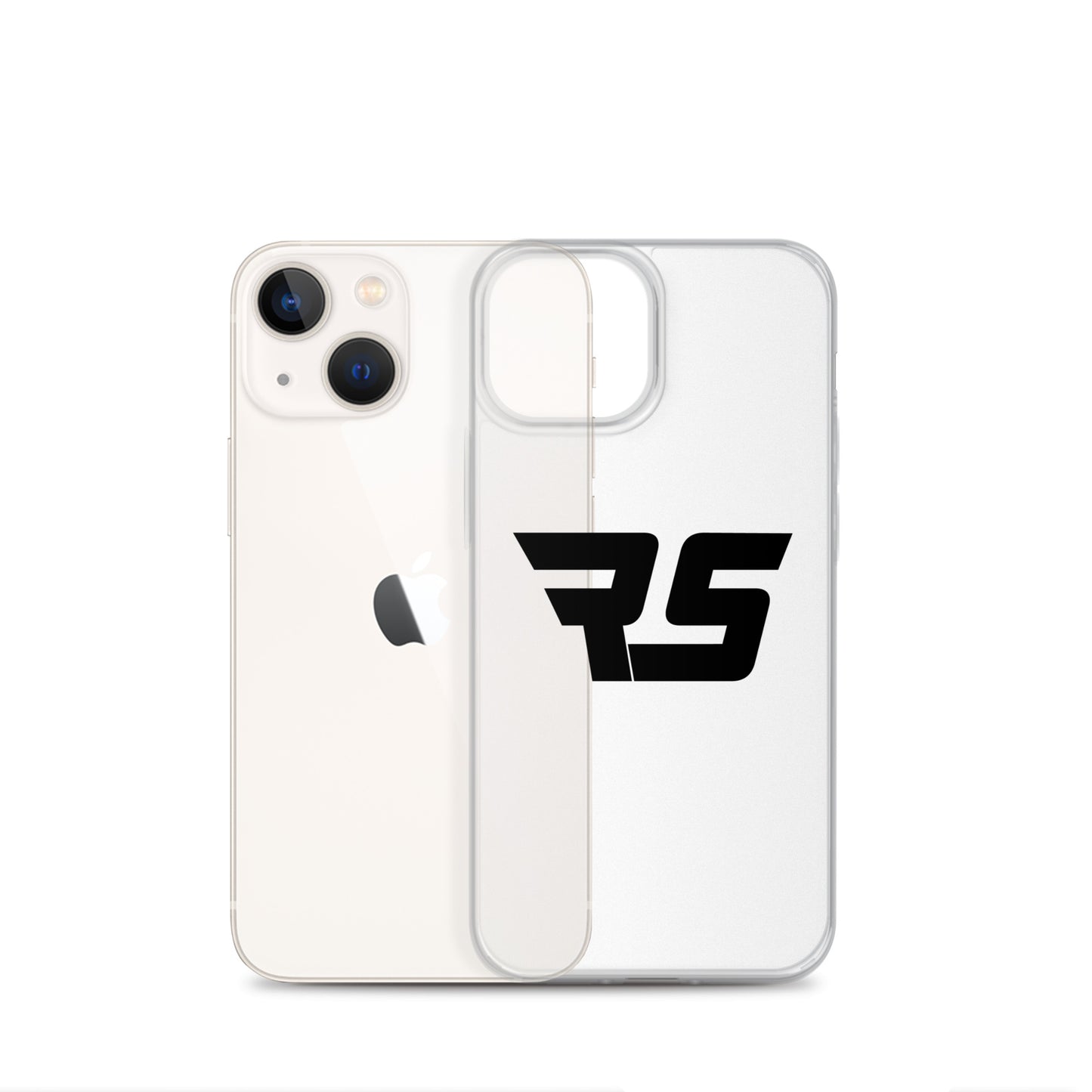 Black "RS" Clear Case for iPhone