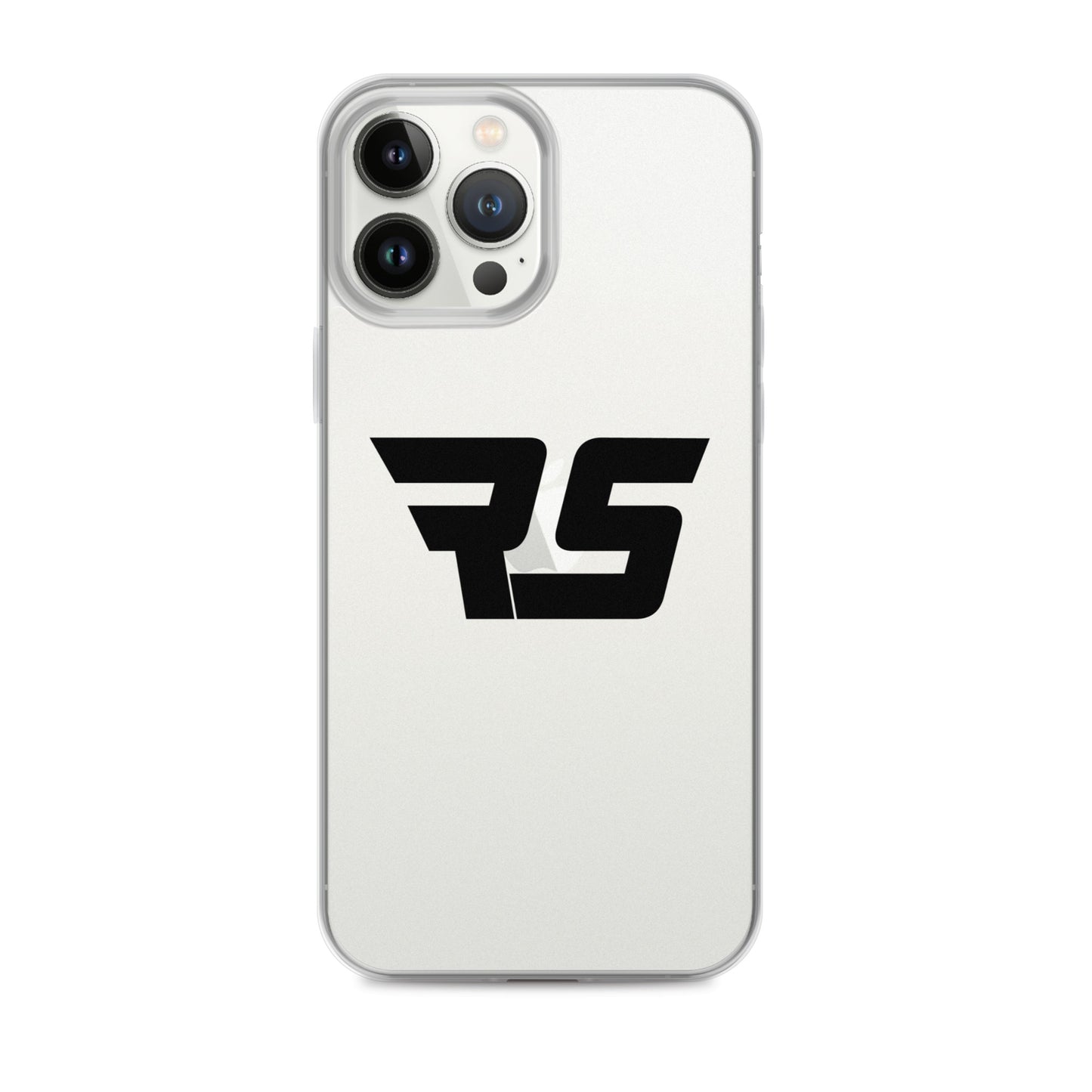 Black "RS" Clear Case for iPhone