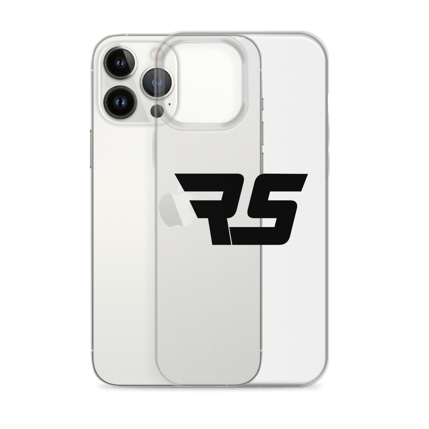 Black "RS" Clear Case for iPhone