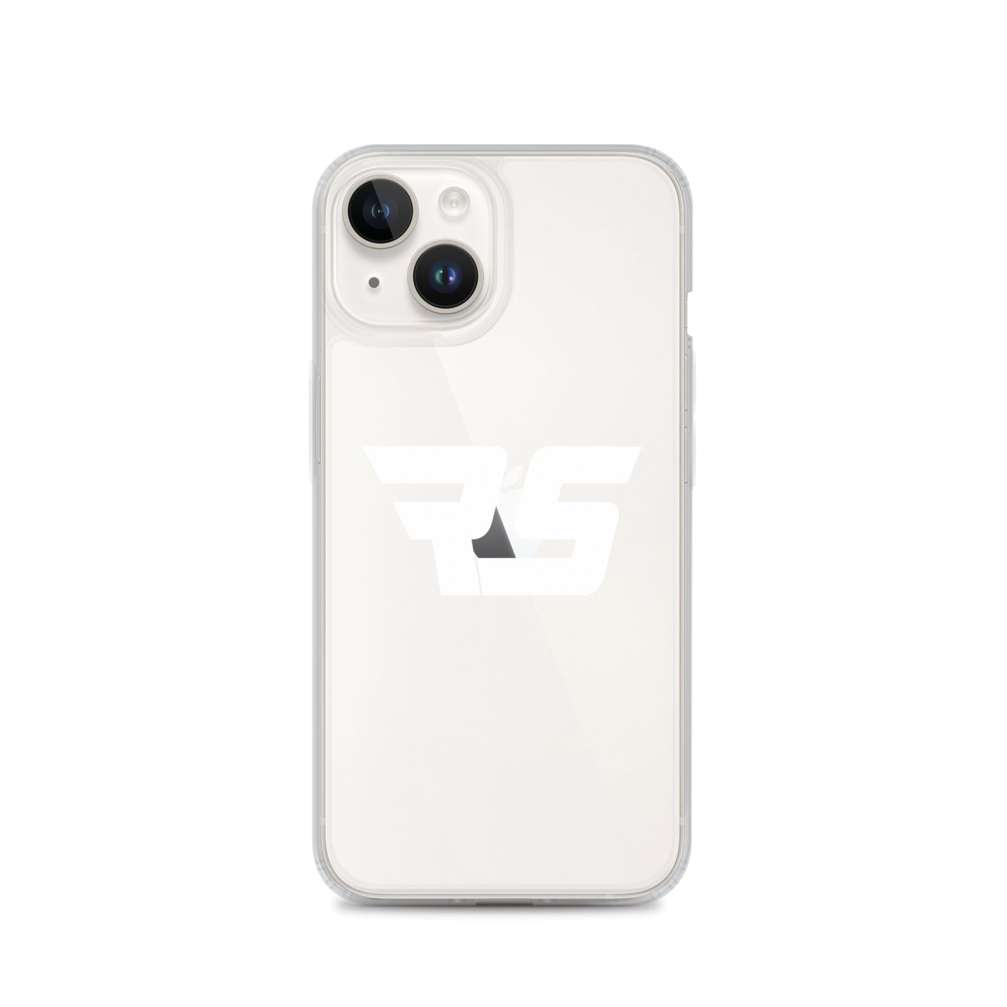 White "RS" Clear Case For iPhone