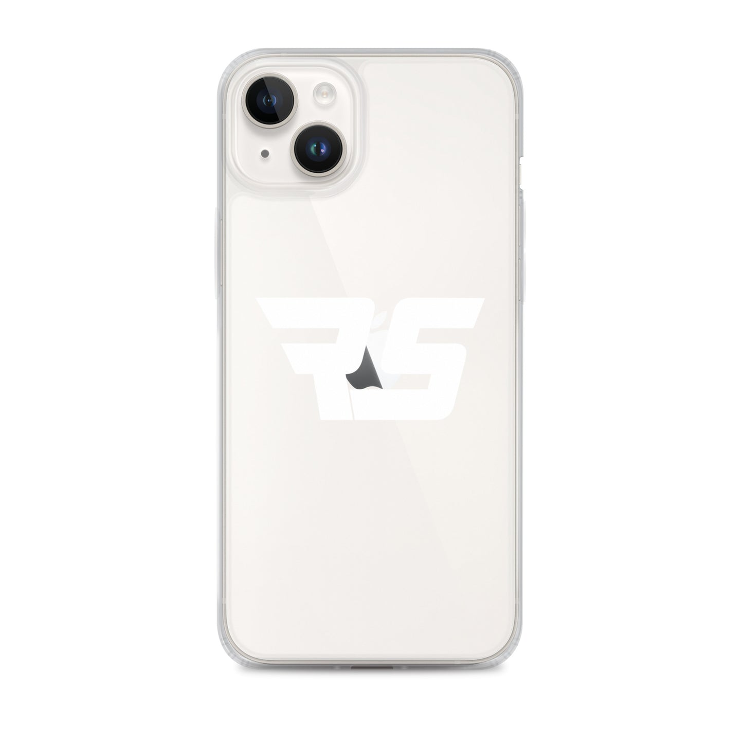 White "RS" Clear Case For iPhone