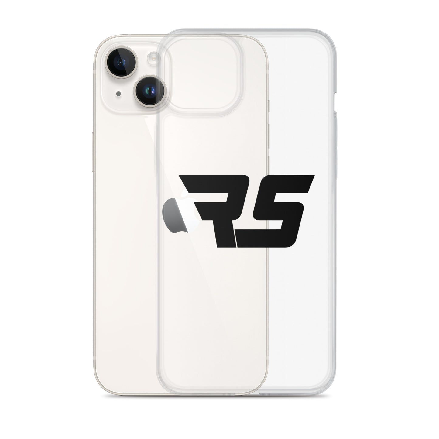 Black "RS" Clear Case for iPhone