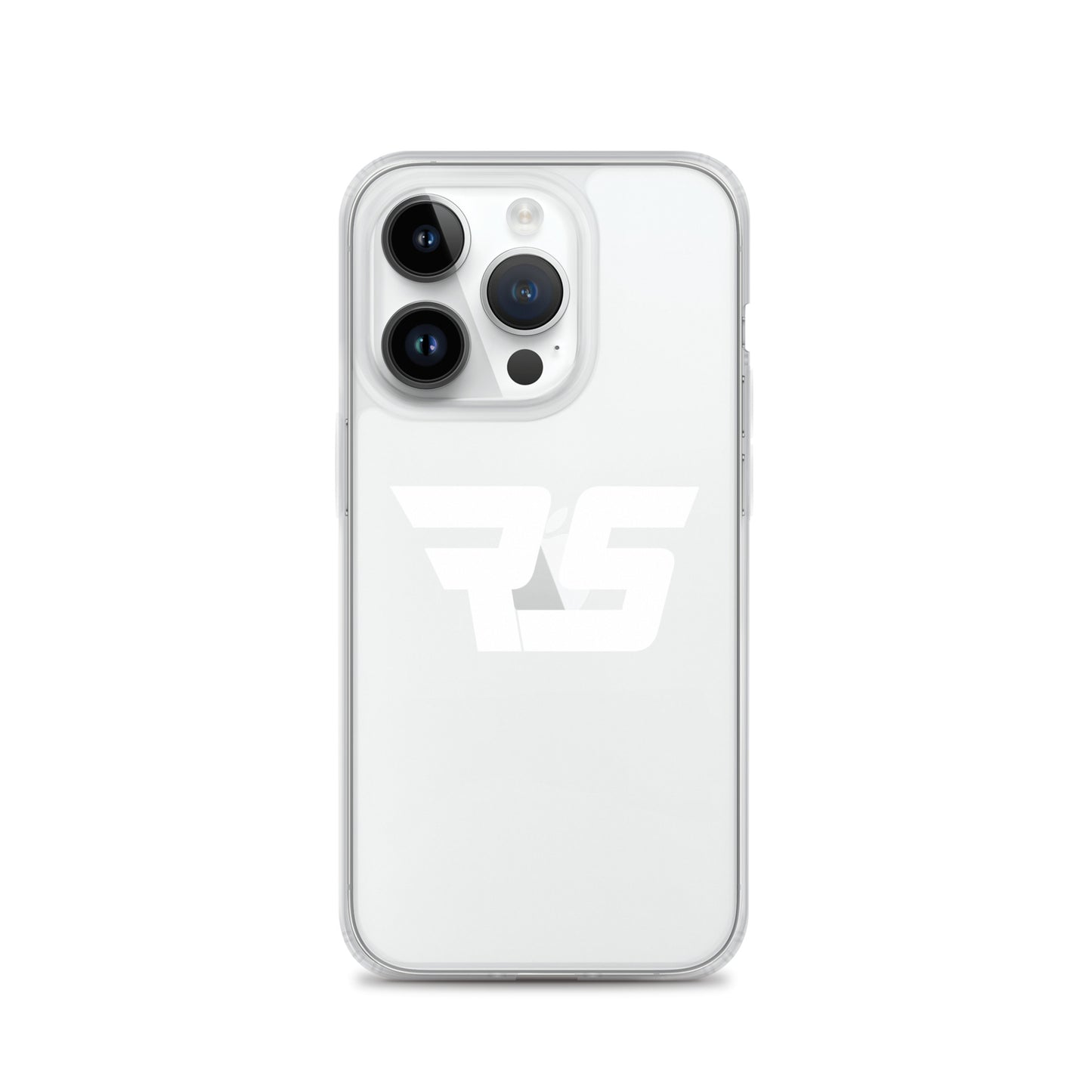 White "RS" Clear Case For iPhone