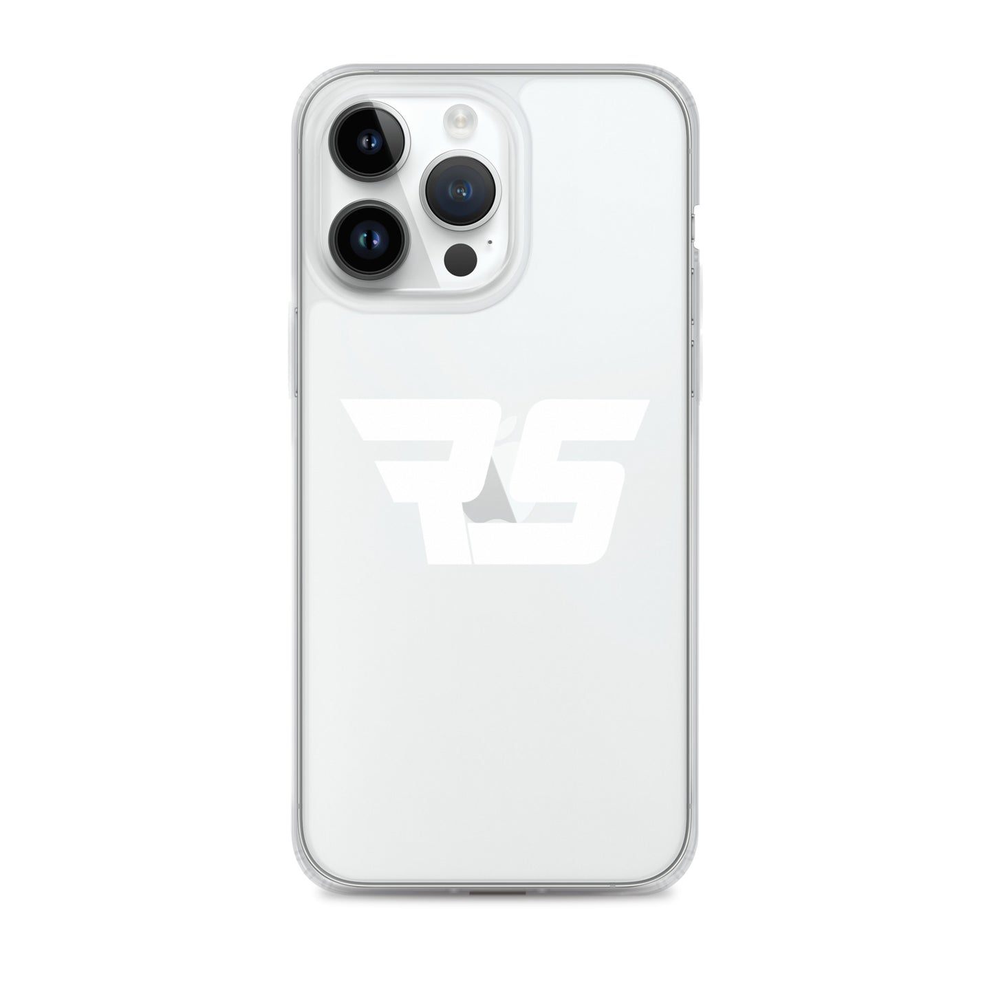 White "RS" Clear Case For iPhone