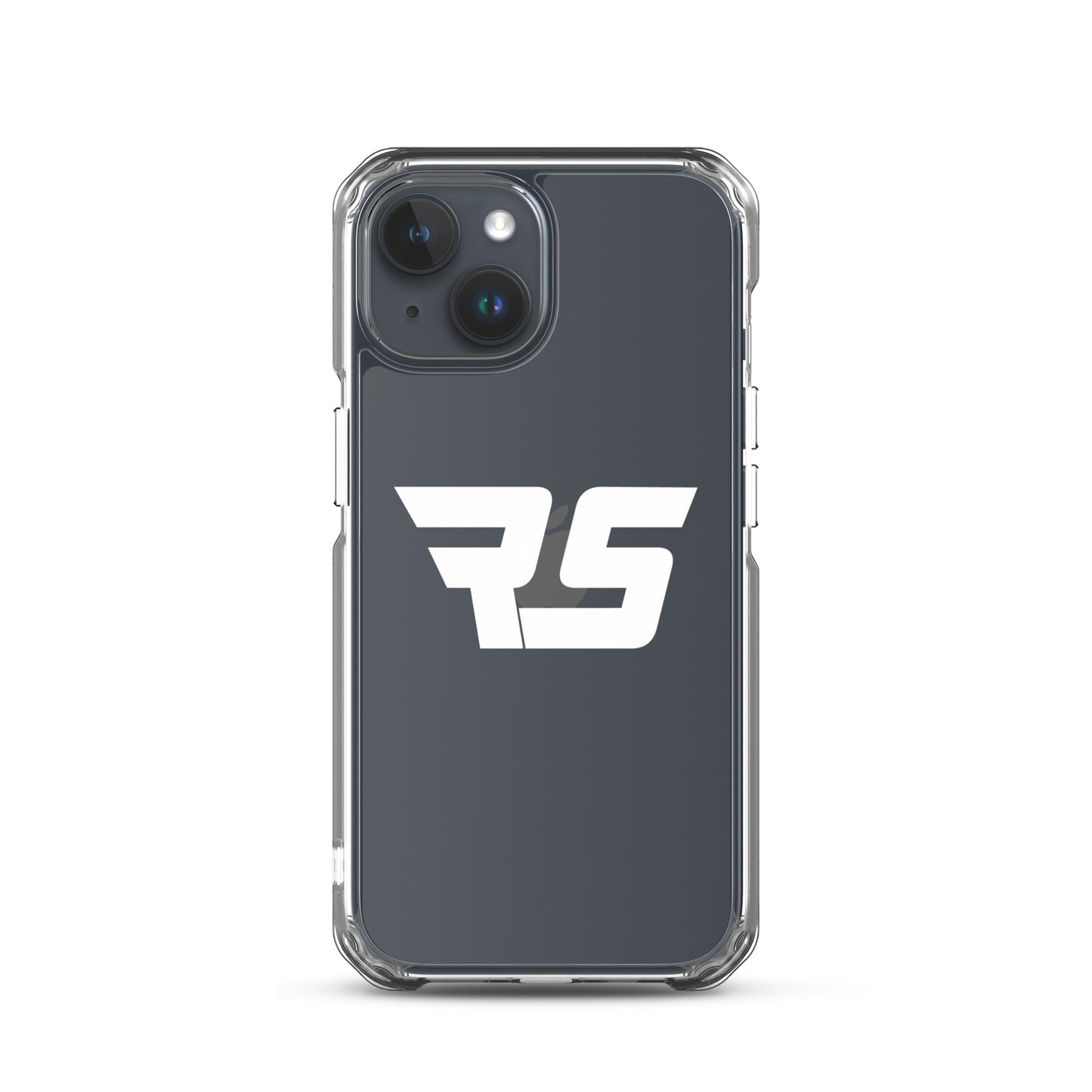 White "RS" Clear Case For iPhone