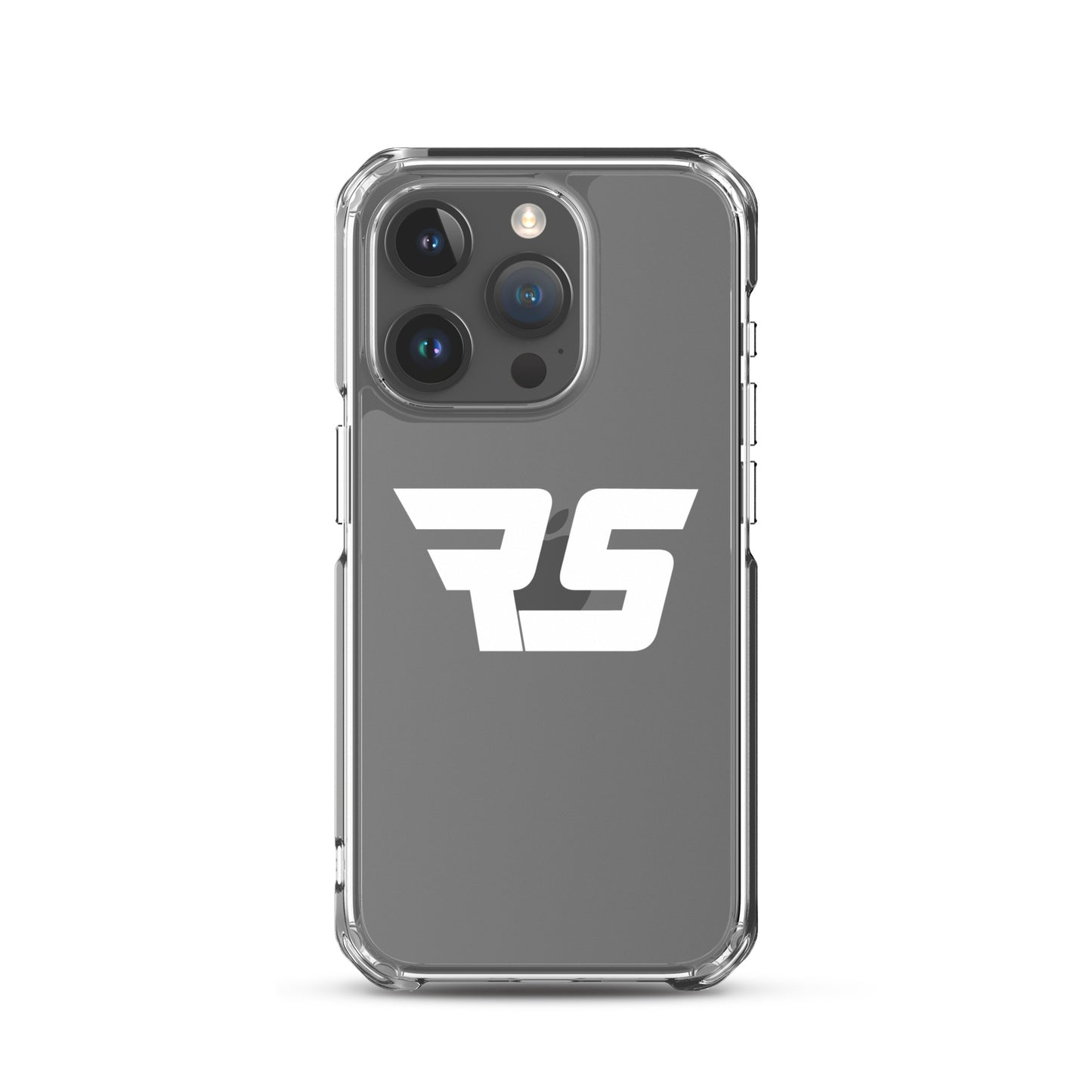 White "RS" Clear Case For iPhone