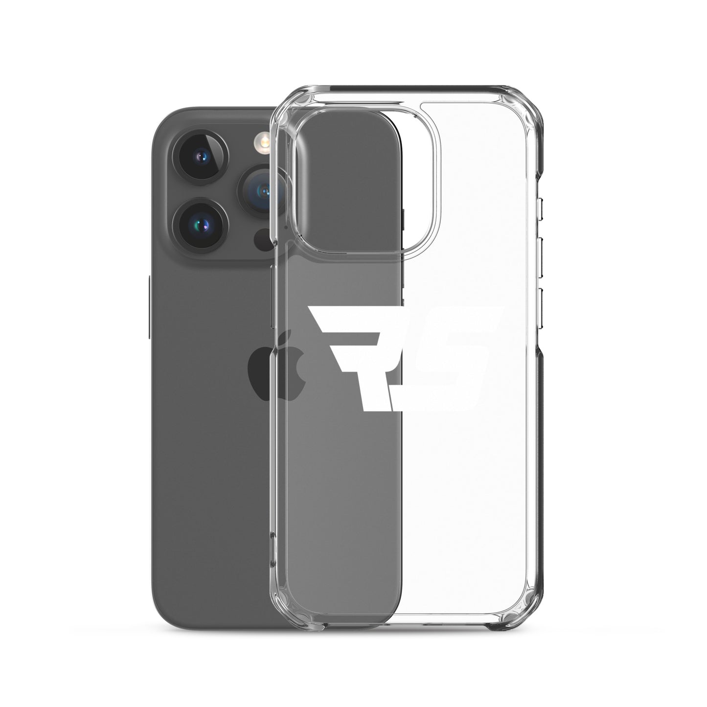 White "RS" Clear Case For iPhone