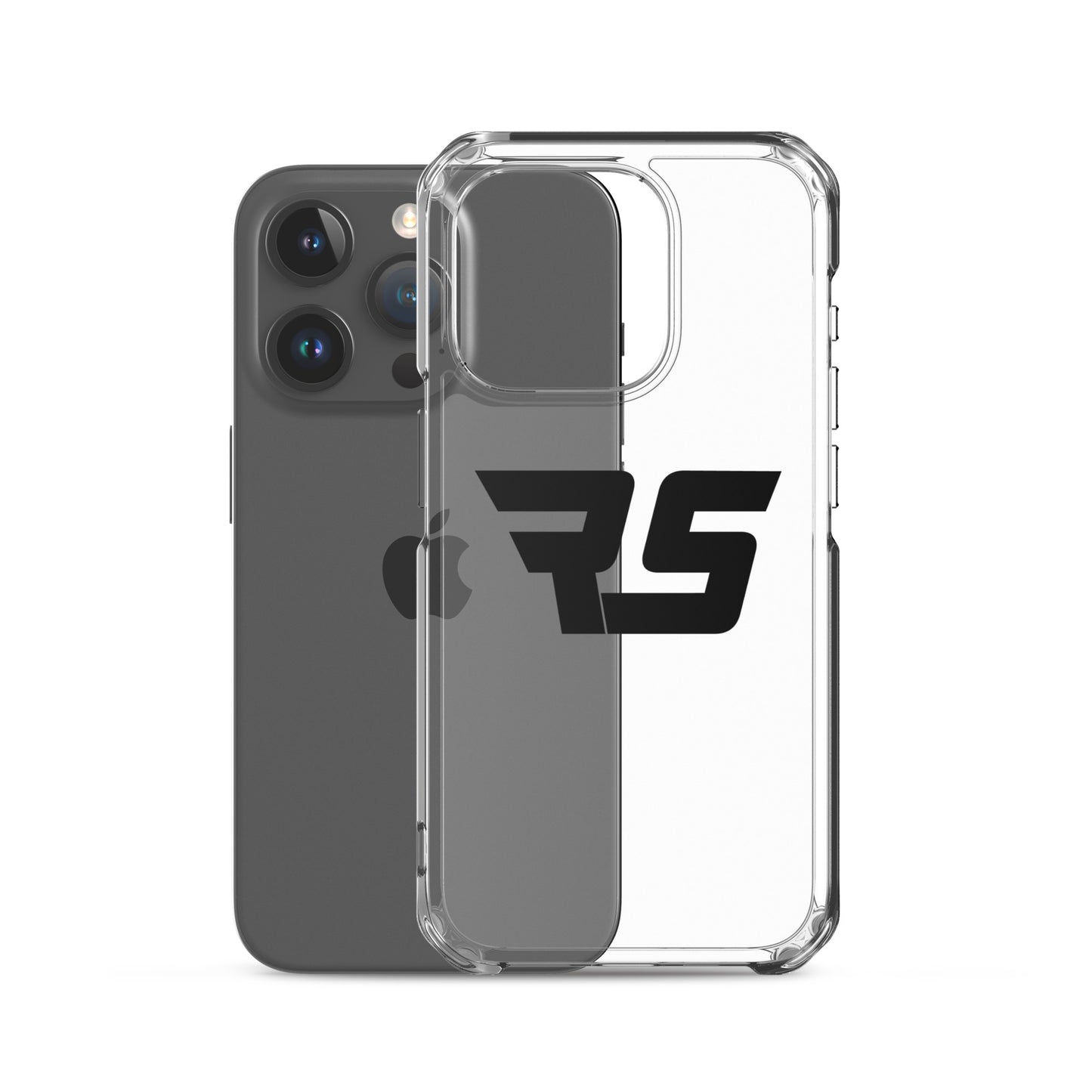 Black "RS" Clear Case for iPhone