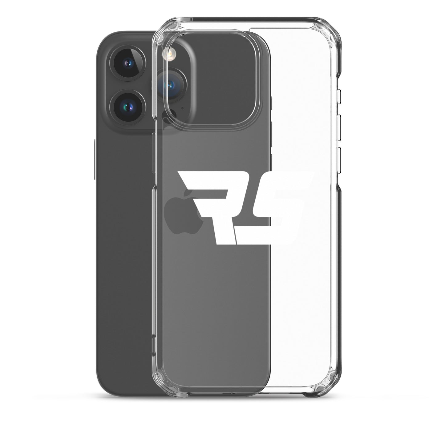 White "RS" Clear Case For iPhone