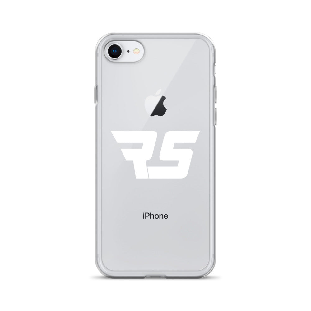 White "RS" Clear Case For iPhone