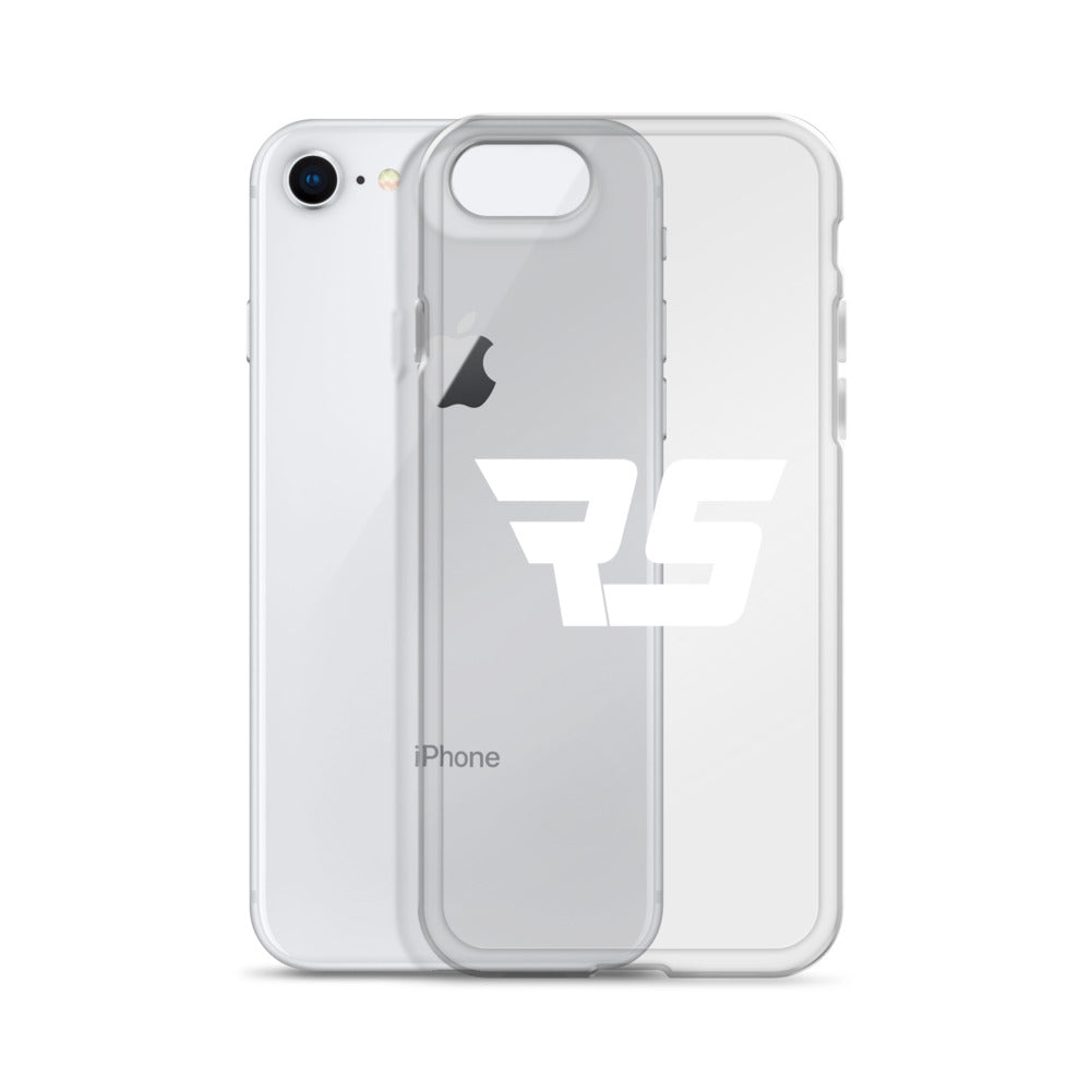 White "RS" Clear Case For iPhone