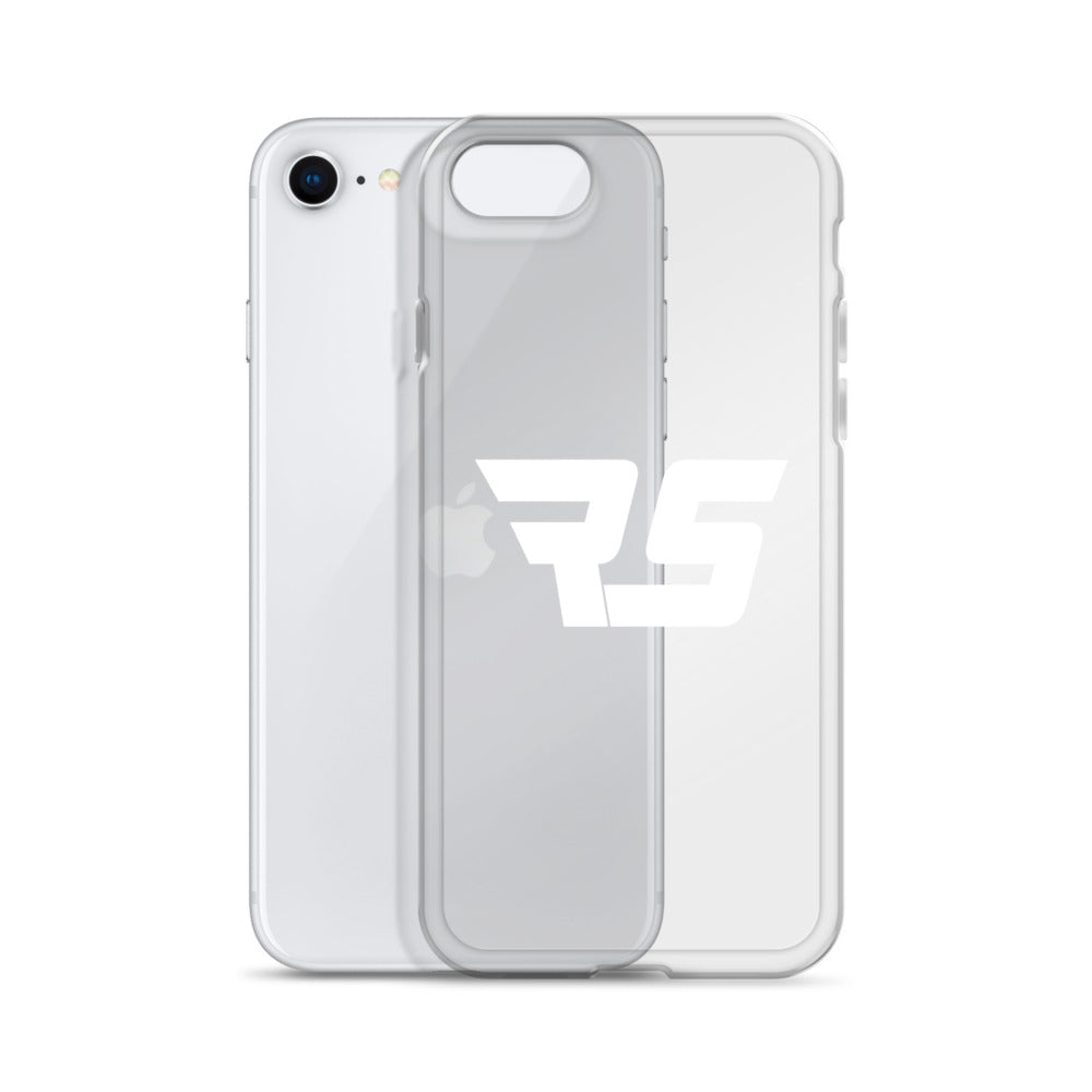 White "RS" Clear Case For iPhone