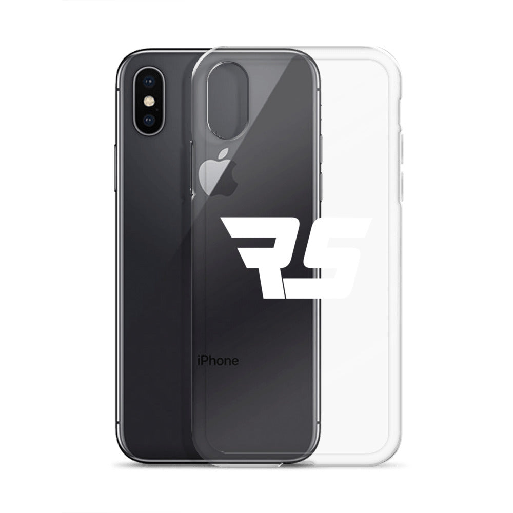 White "RS" Clear Case For iPhone