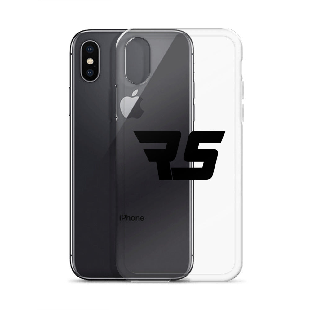 Black "RS" Clear Case for iPhone