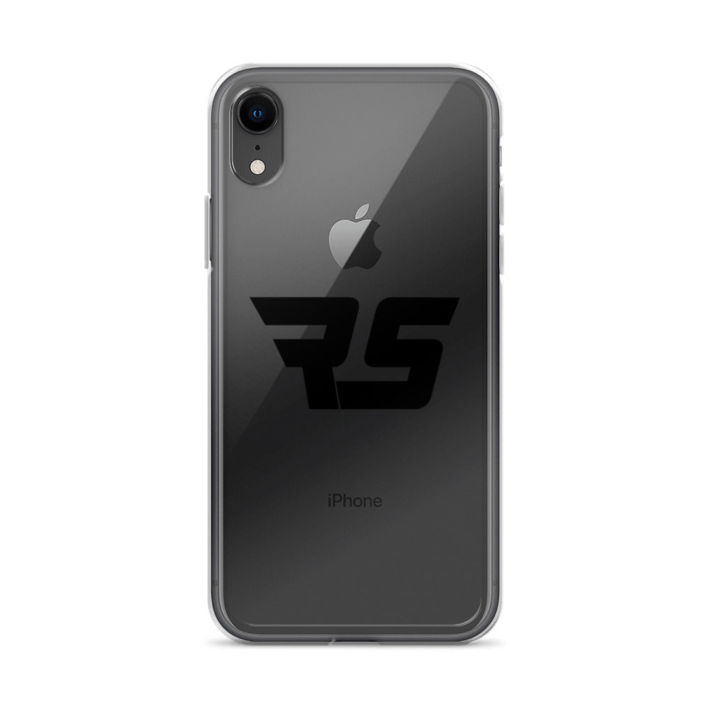 Black "RS" Clear Case for iPhone